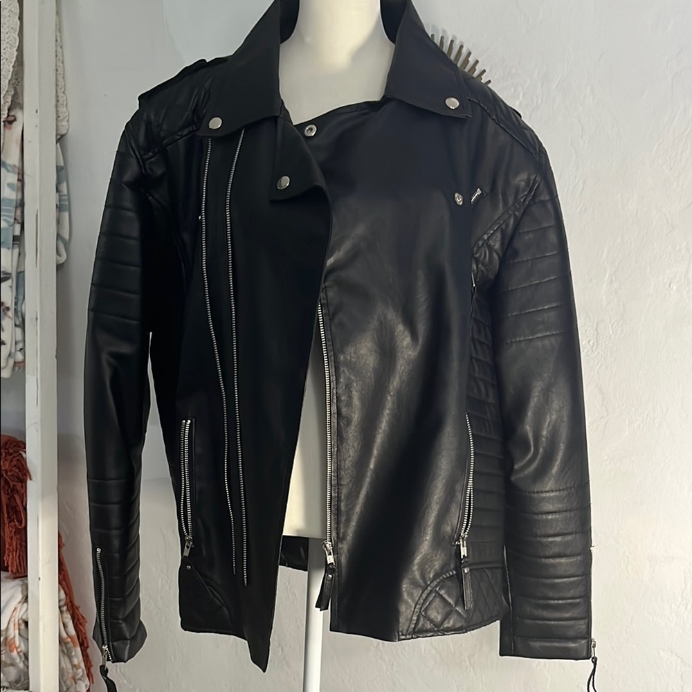 Black Biker Jacket